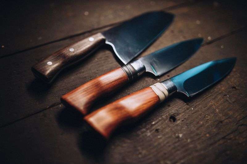 Ukázka kuchyňských nožů Jaroslava Novotnéhow